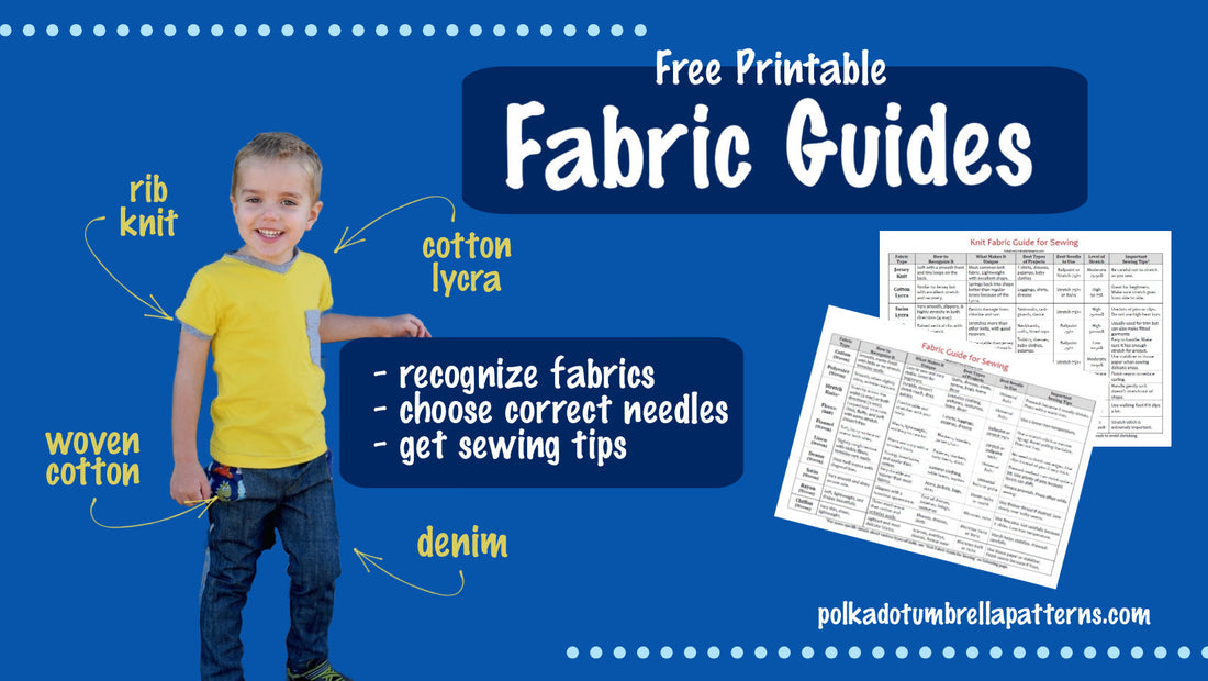 Fabric Guides for Sewing - Free Printable