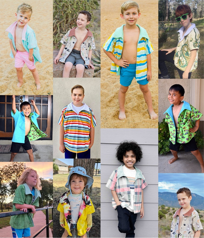 Kallan's Raglan Beach Shirt for Kids