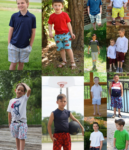 Tucker's Knit-Waist Woven Shorts for Kids