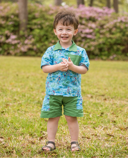 Quade's Bubble-Pocket Shorts for Kids