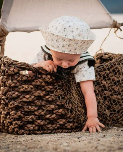 Sawyer's Sailor Hat Sizes Newborn to Adult