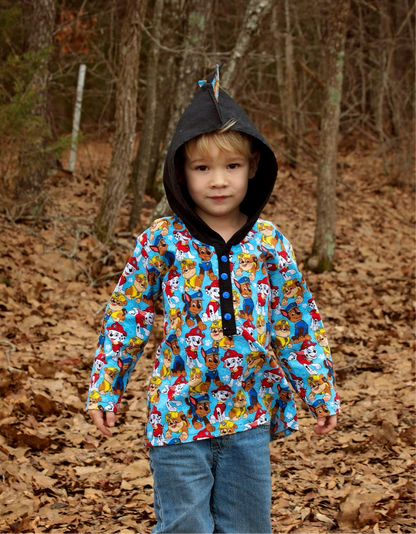 Aaron's Hooded Woven Shirt for Kids