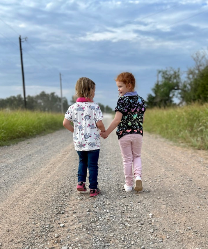 Brandi's Ruffled Polo Shirt for Kids