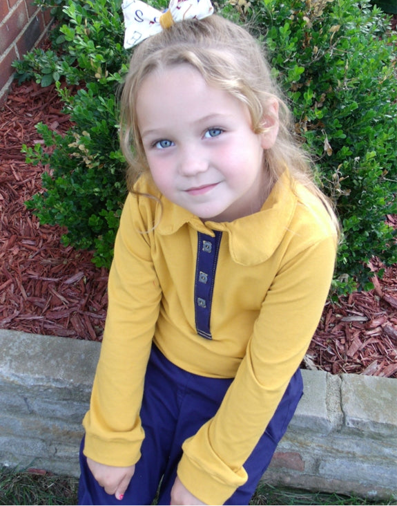 Brandi's Ruffled Polo Shirt for Kids