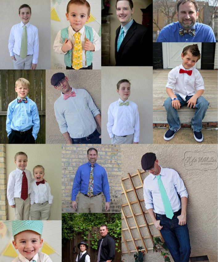 Emmett's Tie Set for Kids and Adults