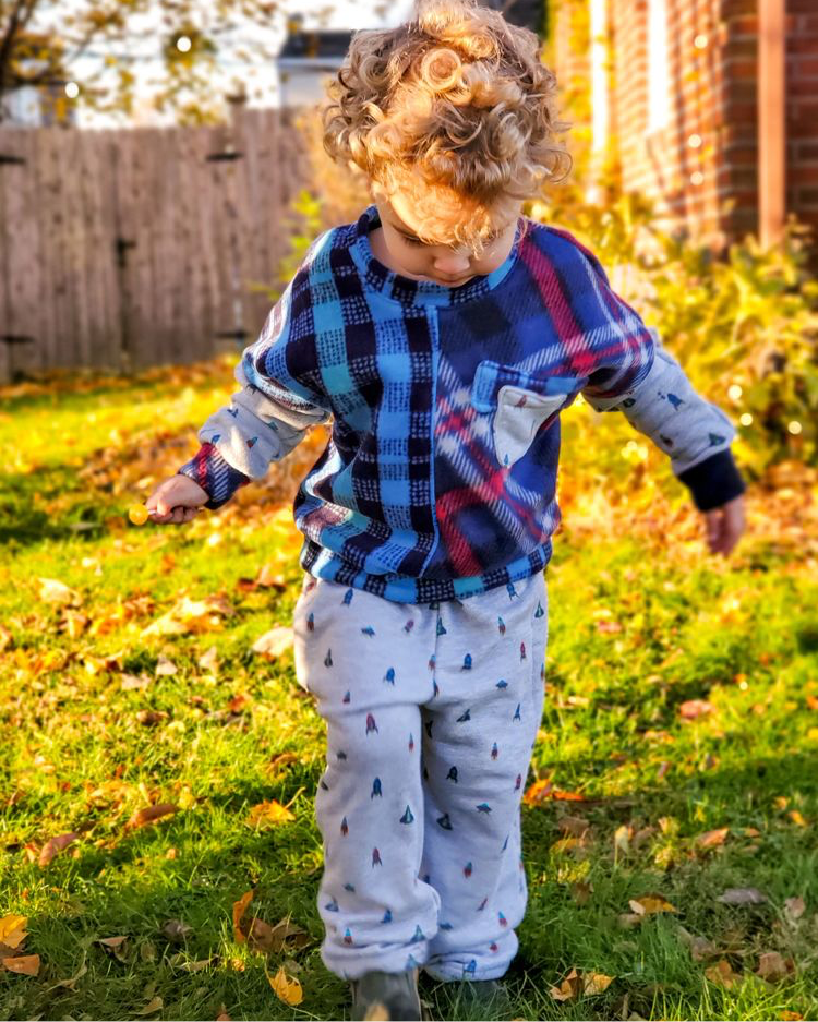 Axel's Colorblock Dolman Sweater for Kids