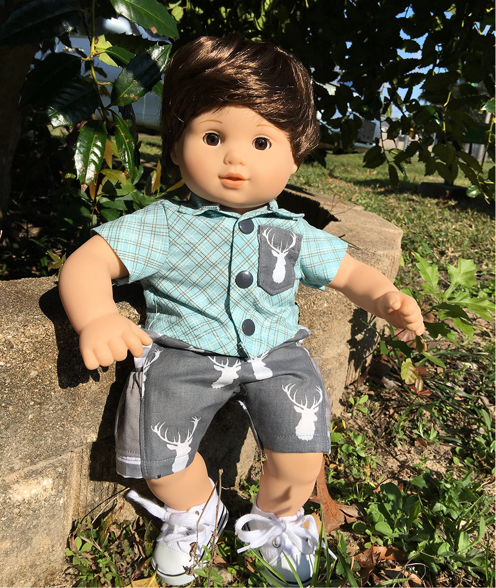 Porter's Shirt & Quade's Shorts for Dolls