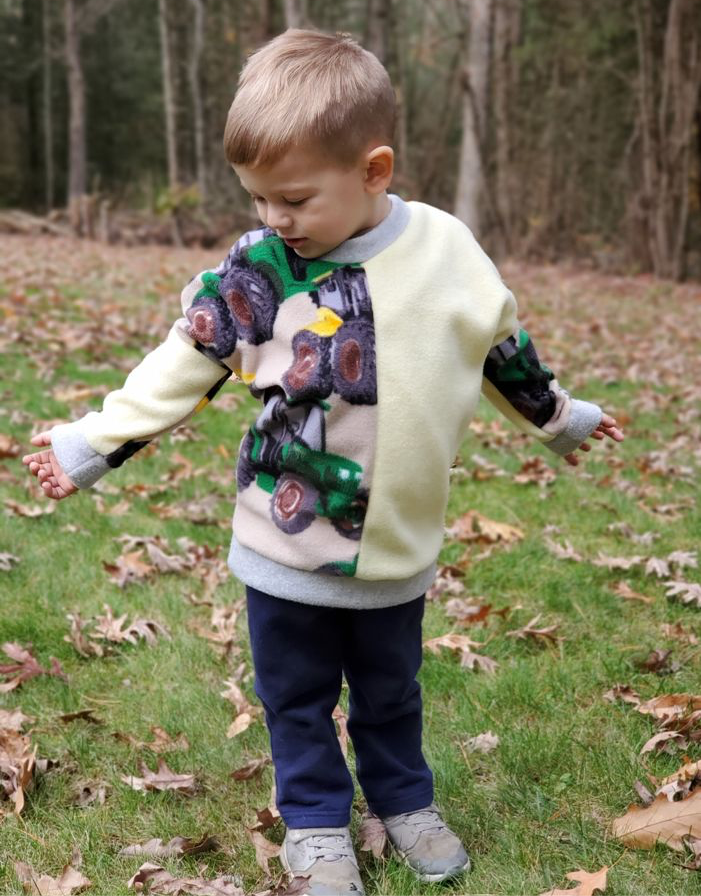 Axel's Colorblock Dolman Sweater for Kids