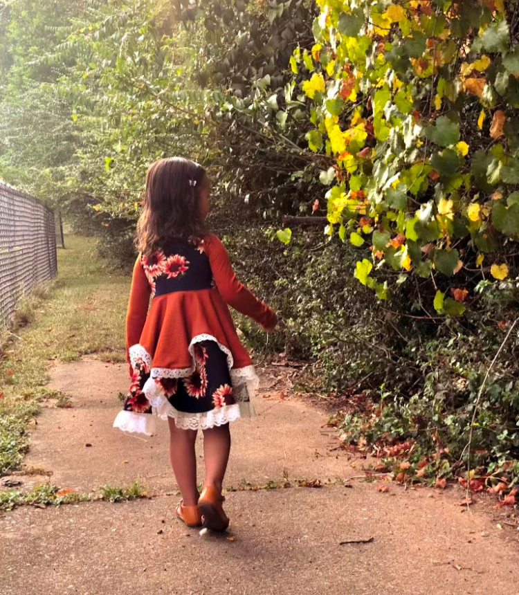 Galadriel's Lace-Trim Dress for Kids