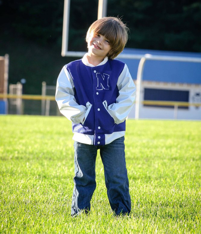 Brock's Letterman Jacket for Kids