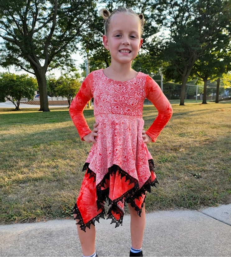 Galadriel's Lace-Trim Dress for Kids