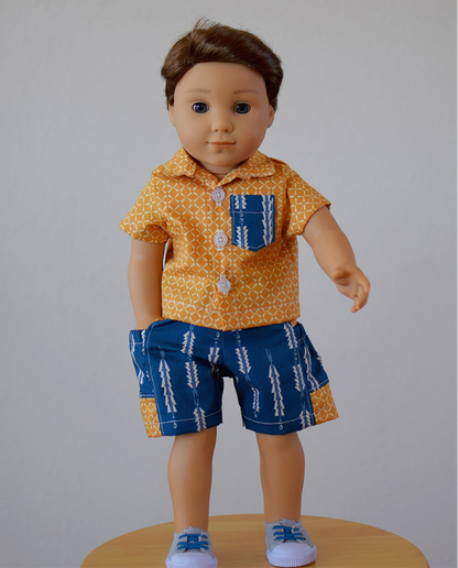 Porter's Shirt & Quade's Shorts for Dolls