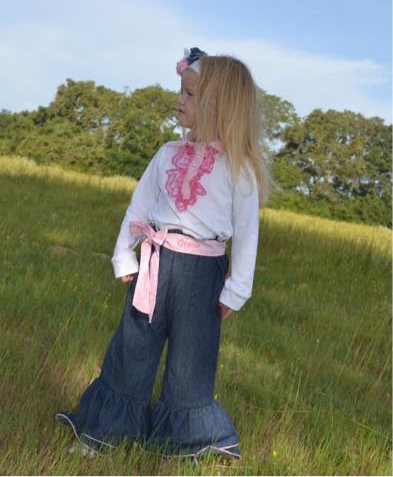 Brandi's Ruffled Polo Shirt for Kids