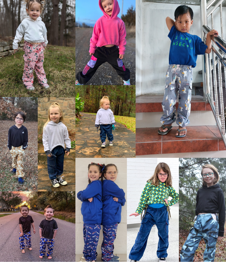 Kamiah's Cargo Pants for Kids