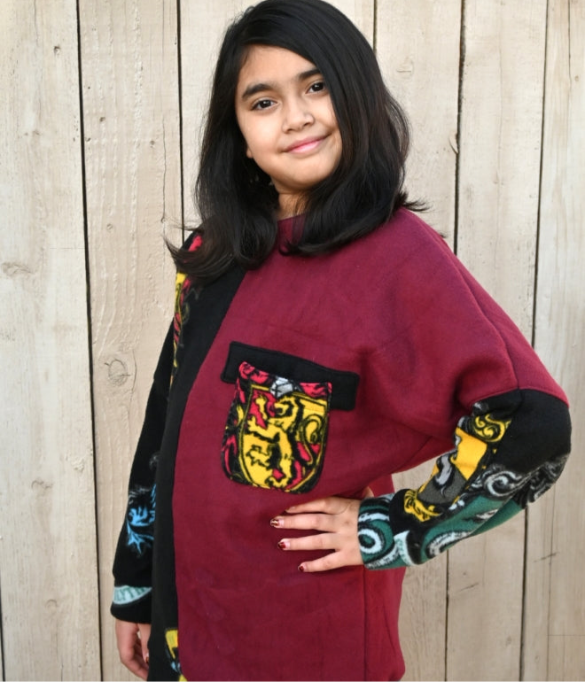 Axel's Colorblock Dolman Sweater for Kids