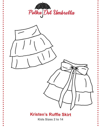 Kristen's Ruffled Skirt for Kids