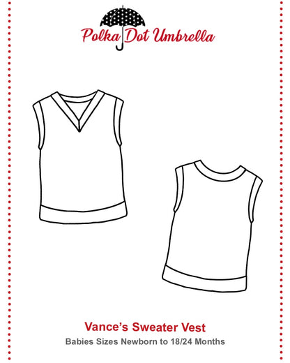 Vance's Sweater Vest for Babies
