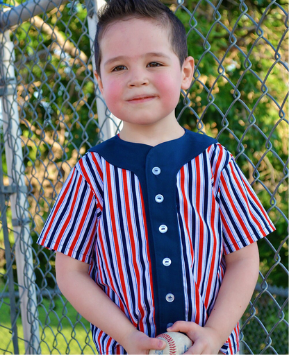 Upton's Classic Baseball Top for Kids