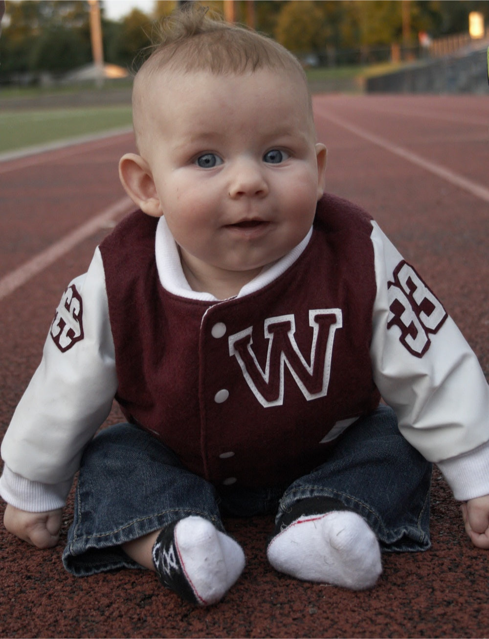 Brock's Letterman Jacket for Babies