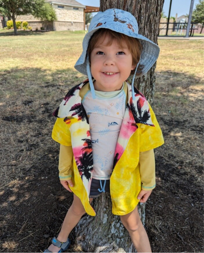 Kallan's Raglan Beach Shirt for Kids