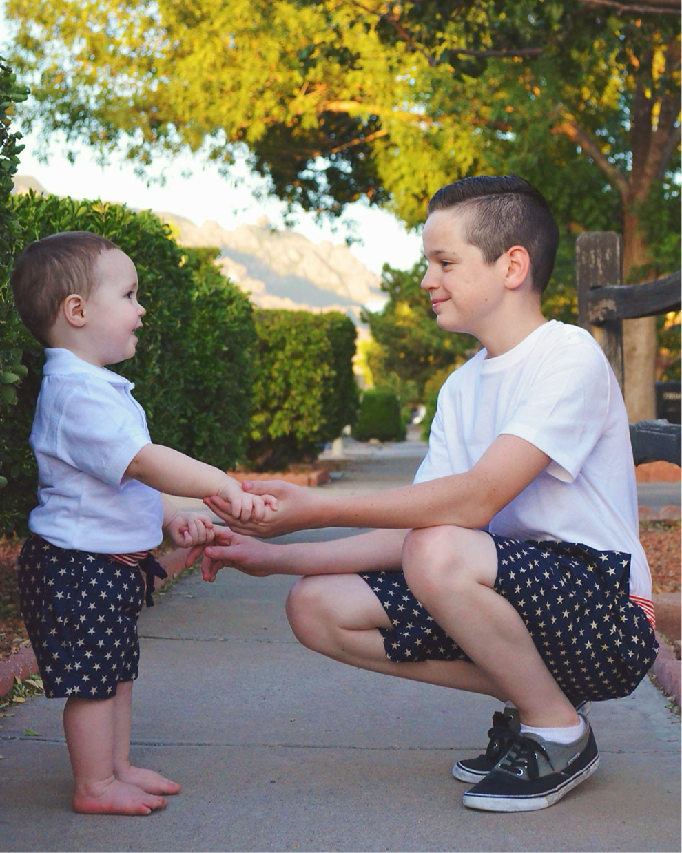 Tucker's Knit-Waist Woven Shorts for Kids