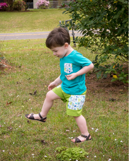 Quade's Bubble-Pocket Shorts for Kids