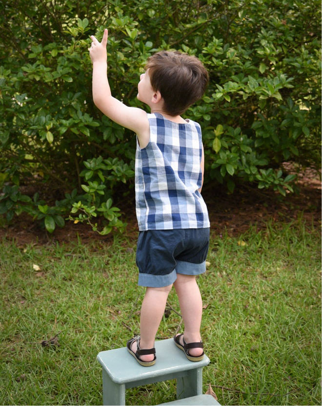 Daniel's Reversible Woven Tank Top for Kids