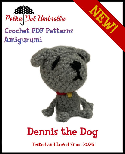 Dennis the Dog Amigurumi Crochet Pattern