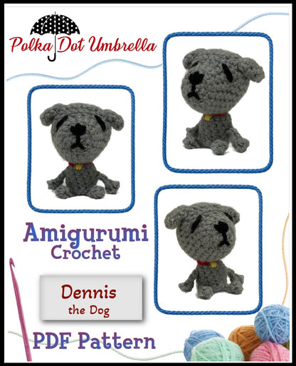 Dennis the Dog Amigurumi Crochet Pattern
