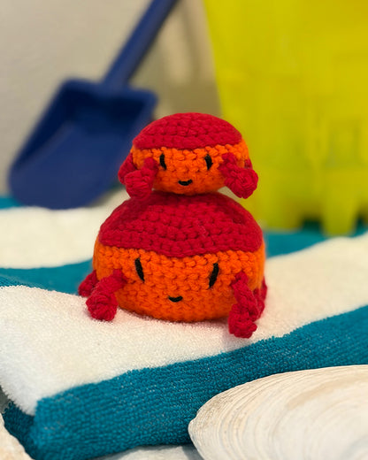 Double Crab Combo: Mr. C and Mr. K Amigurumi Crochet Pattern