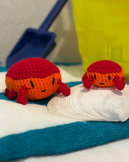 Double Crab Combo: Mr. C and Mr. K Amigurumi Crochet Pattern