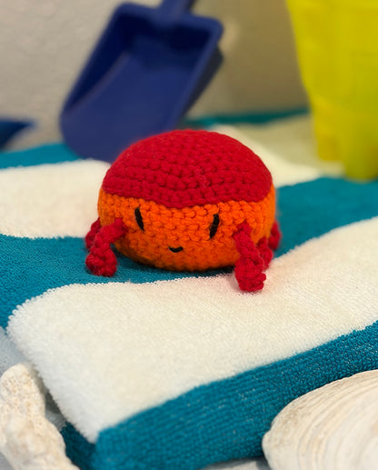 Mr. K the Big Crab Amigurumi Crochet Pattern