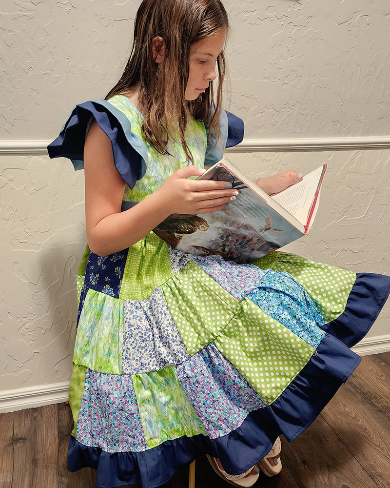 Ashley's Patchwork Dress for Kids