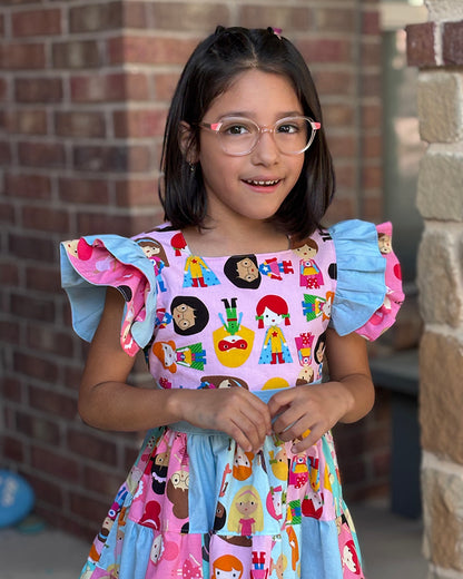 Ashley's Patchwork Dress for Kids