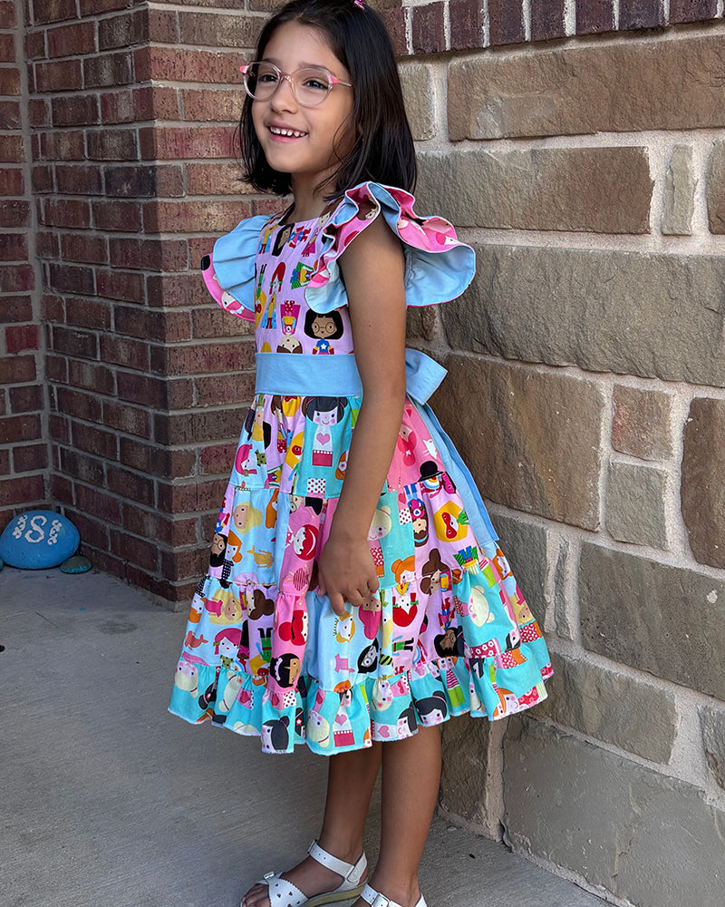 Ashley's Patchwork Dress for Kids