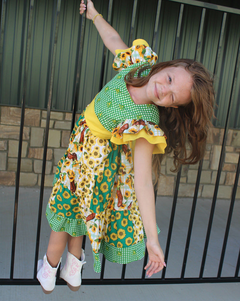 Ashley's Patchwork Dress for Kids