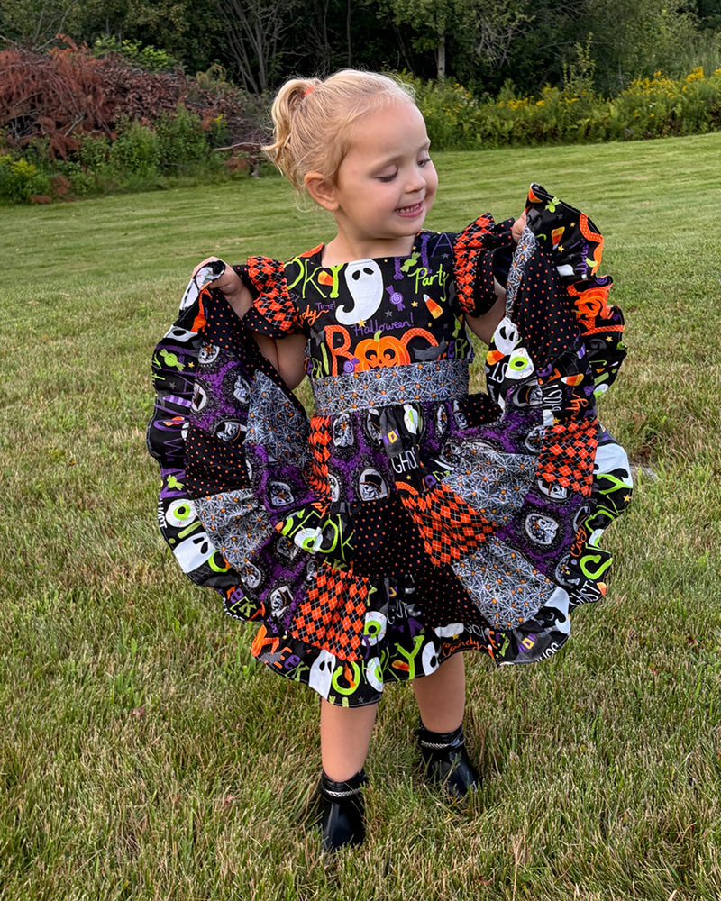 Ashley's Patchwork Dress for Kids