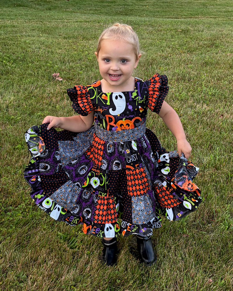 Ashley's Patchwork Dress for Kids
