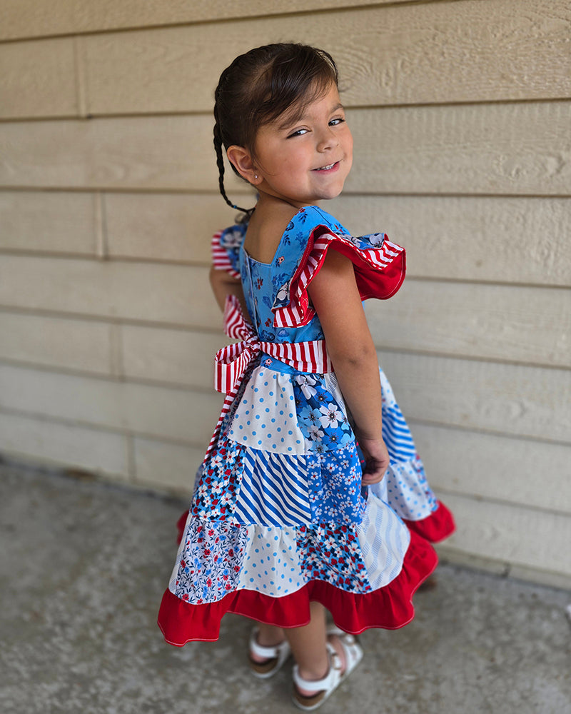 Ashley's Patchwork Dress for Kids