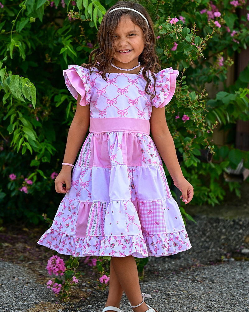 Ashley's Patchwork Dress for Kids
