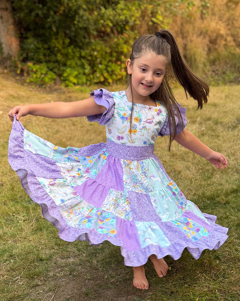 Ashley's Patchwork Dress for Kids
