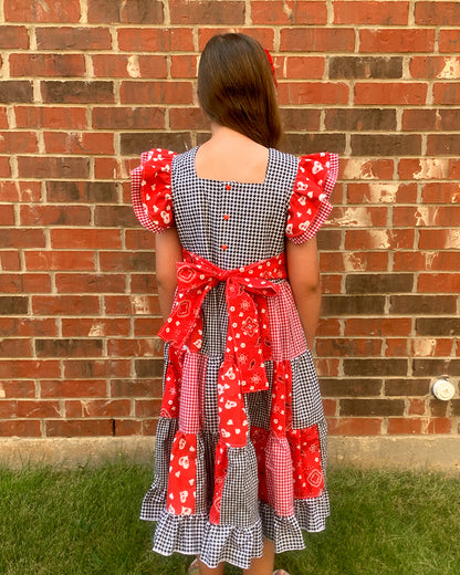 Ashley's Patchwork Dress for Kids
