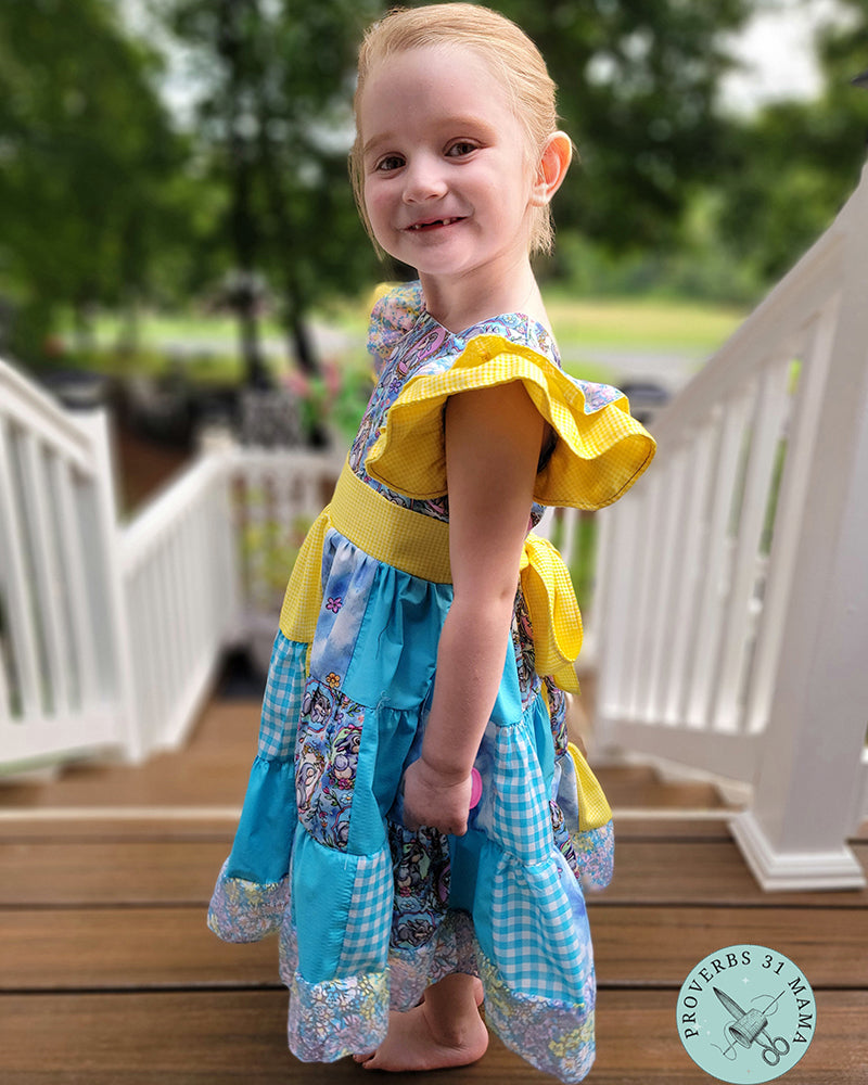 Ashley's Patchwork Dress for Kids