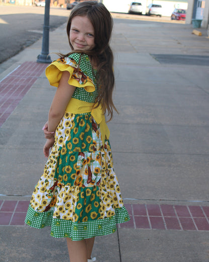 Ashley's Patchwork Dress for Kids