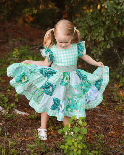 Ashley's Patchwork Dress for Kids