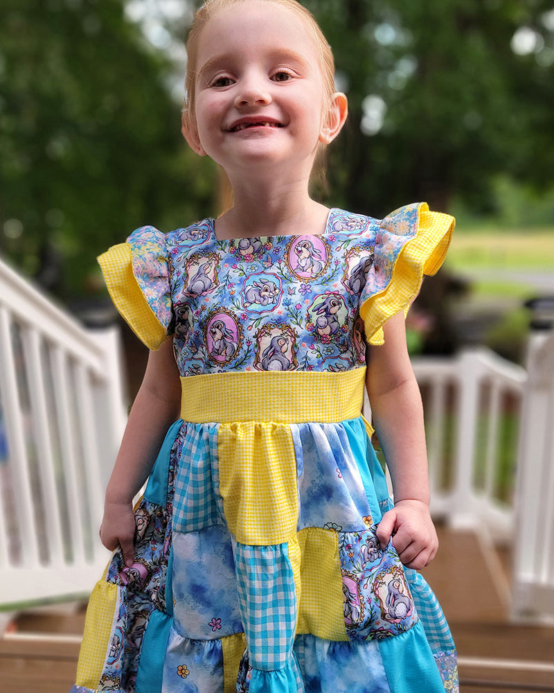 Ashley's Patchwork Dress for Kids