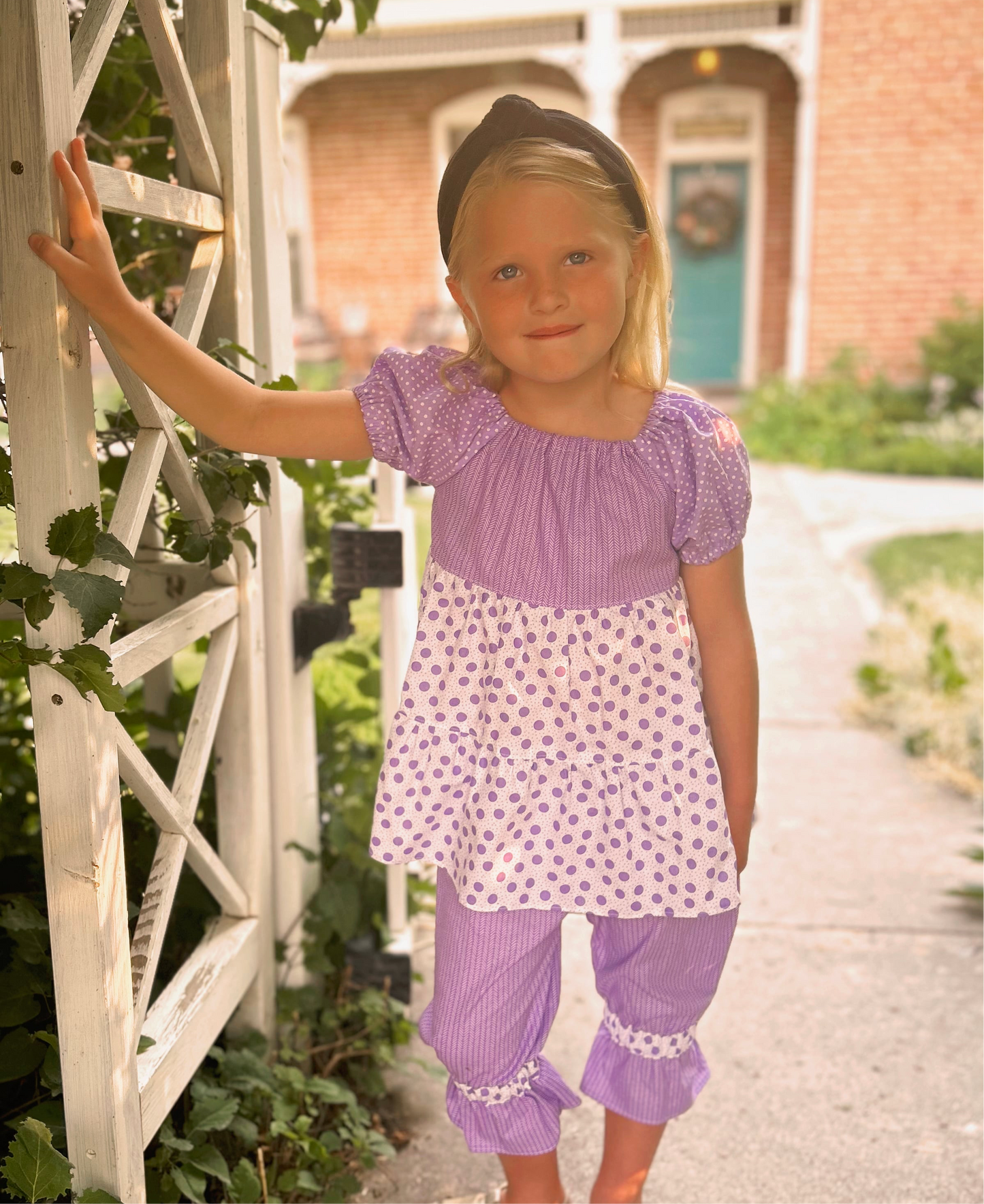 Isabella's Tiered Peasant Top for Kids