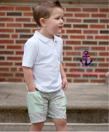 Quade's Bubble-Pocket Shorts for Kids