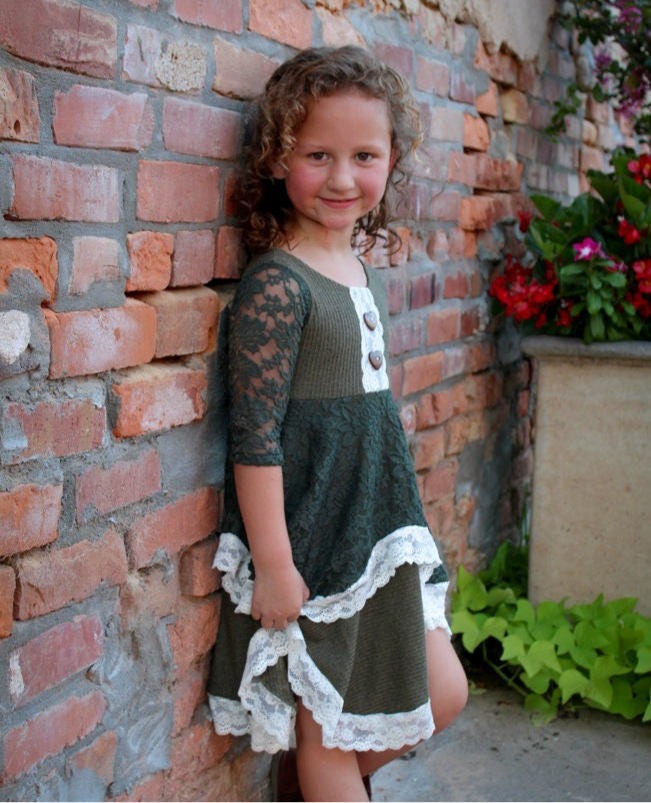 Galadriel's Lace-Trim Dress for Kids