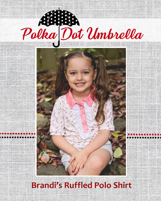 Brandi's Ruffled Polo Shirt for Kids